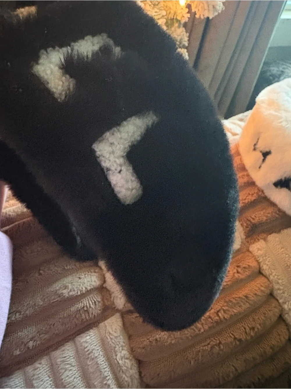None plush black